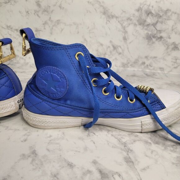 Converse Chuck Taylor All Star High Shine Game Royal Blue Size 6.5 Women/4.5 Men - Picture 7 of 11